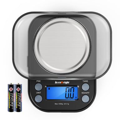 TempPro IC255 Digital Pocket Scale — 6 Units, Tare Function