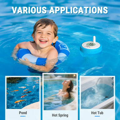 Termómetro digital inalámbrico para piscina TempPro TP211B de 500 pies