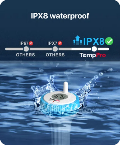 Termómetro digital inalámbrico para piscina TempPro TP211B de 500 pies