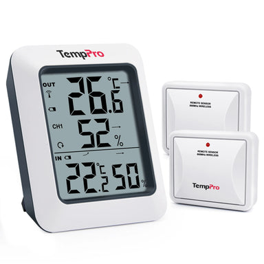 Thermomètre et hygromètre sans fil TP60B avec 2 capteurs