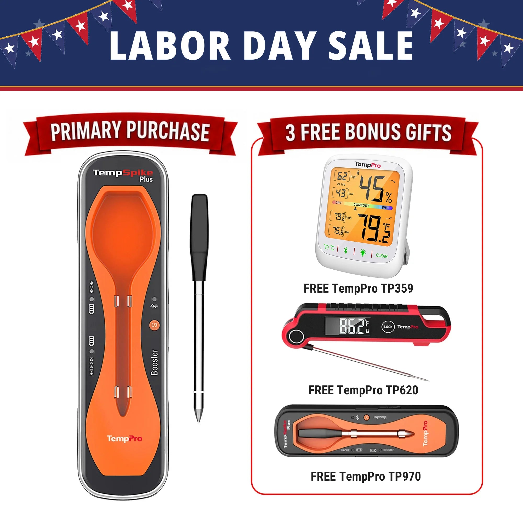 Buy 1 Get 3 FREE: TempSpike Plus TP970