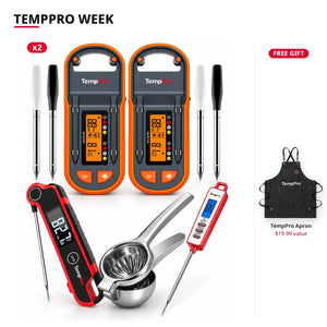 TP972 Double Kit: Two Twin TempSpike Plus, TP620, TP01AW & Citrus Squeezer + FREE Apron ($428 Value)