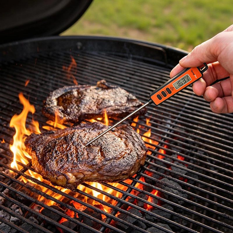 TempPro TP01A Instant-Read Meat Thermometer — 1-Second Read, 5.3