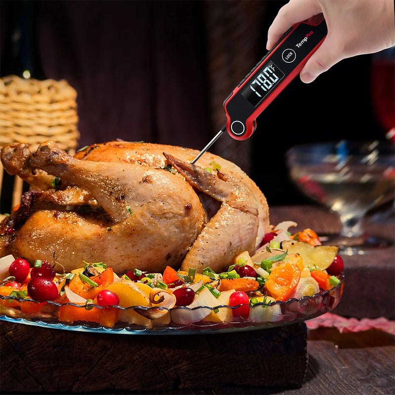 Thermomètre à viande à lecture instantanée TempPro TP620 — Numérique, lecture en 0,5 seconde, étanche IP65