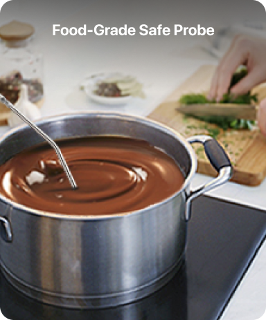 TempPro TempTrack CORE TP16 Leave-In Meat Thermometer — Oven & Grill Safe, Programmable Alarm