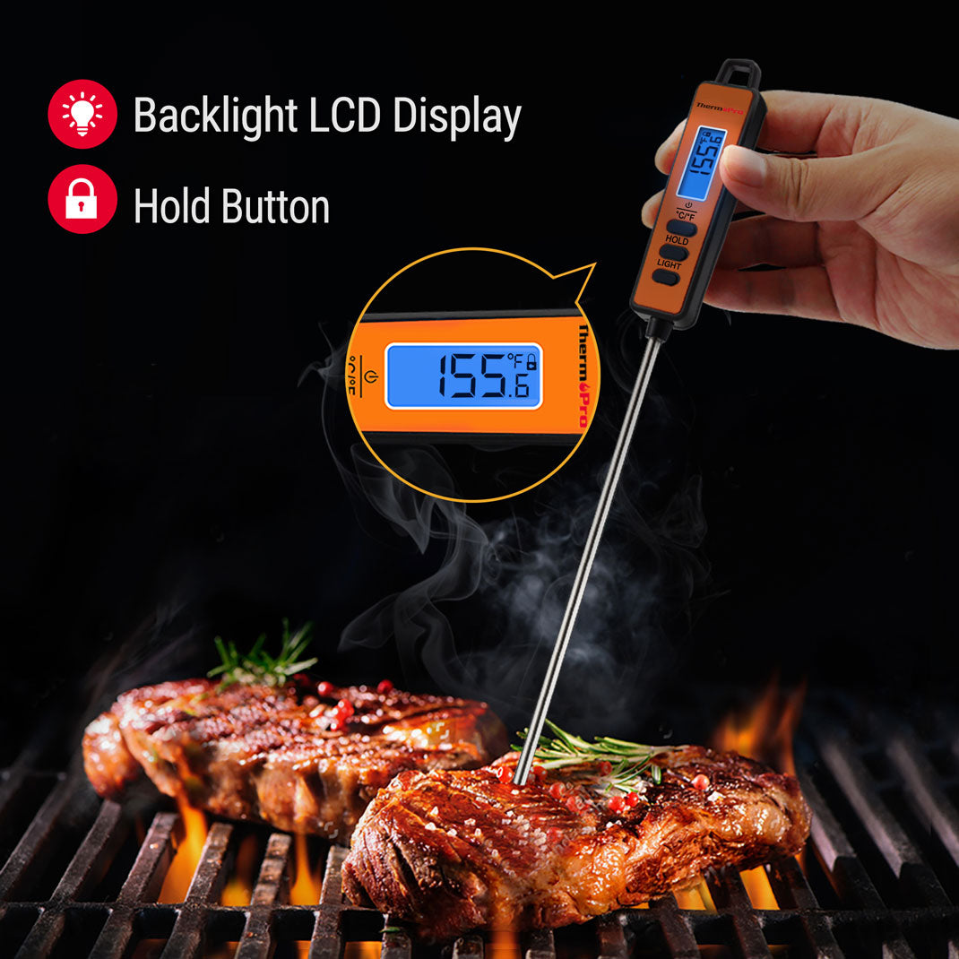 TempPro TP30 Infrared Thermometer Gun & TempPro TP01S Digital Instant-Read Meat Thermometer