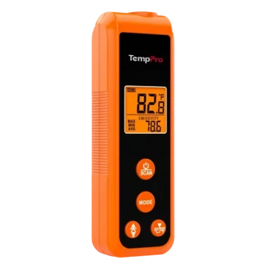 TempPro TempScan CORE TP410 Infrared Thermometer Gun — Non-Contact Surface Temp, 12:1 D:S