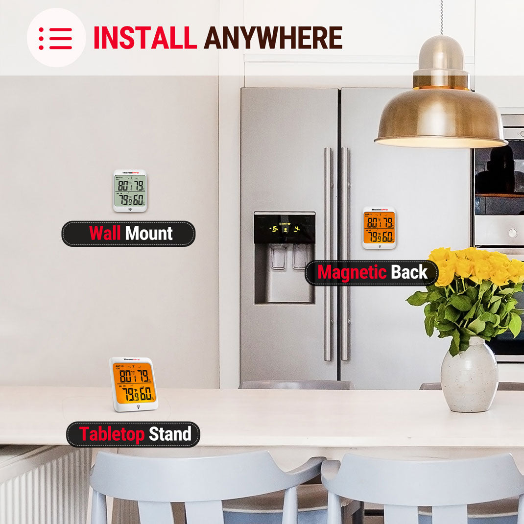 Thermomètre hygromètre sans fil TP63B