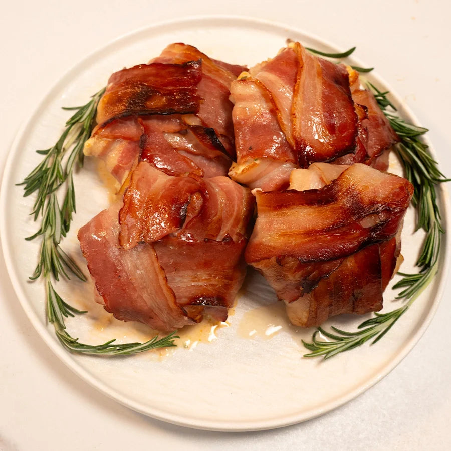 Bacon-Wrapped Cheese-Stuffed Chicken Breast