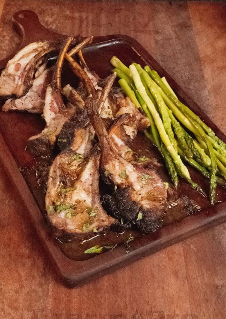 Vanilla Butter-Glazed Lamb Chops