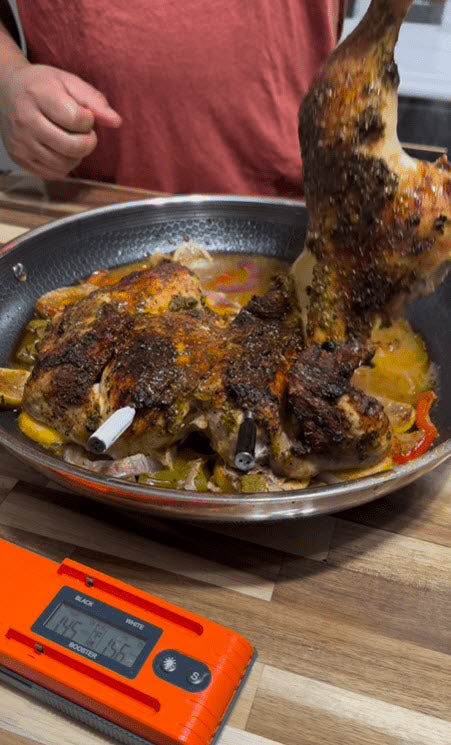 Caribbean-Inspired Roasted Chicken with Green Seasoning