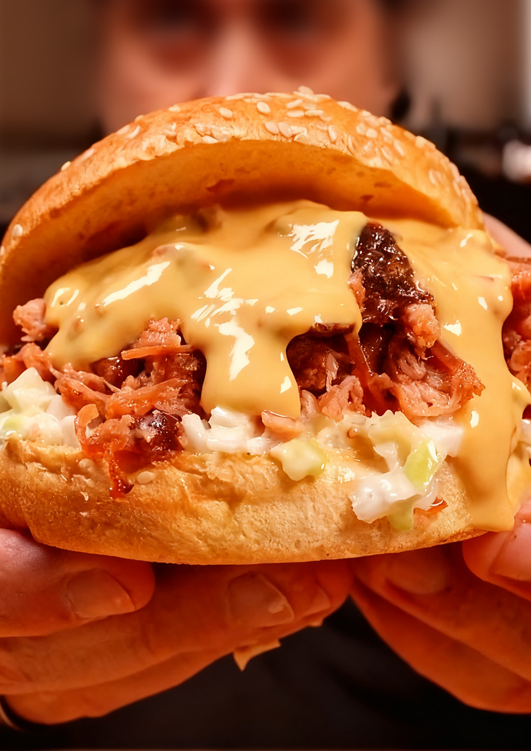 Jamón ahumado con coca-cola y cereza 