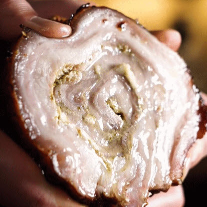 Porchetta with Chimichurri Sauce