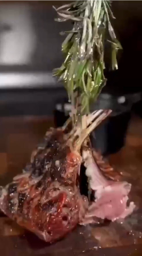 Rockin' Rack of Lamb with a Red Wine Herb Demi-Glaze
