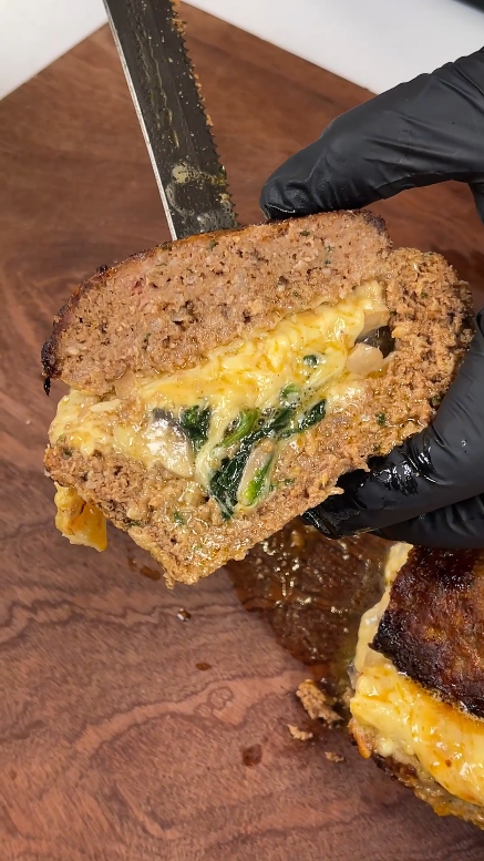 Stuffed Meatloaf Surprise