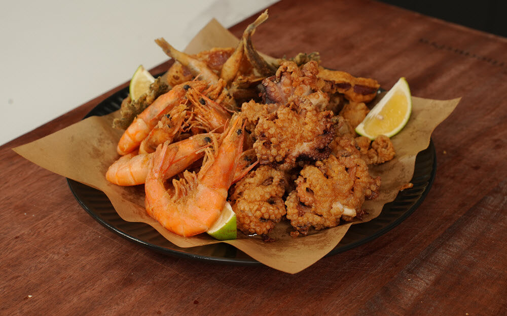 Deep Fried Seafood Platter