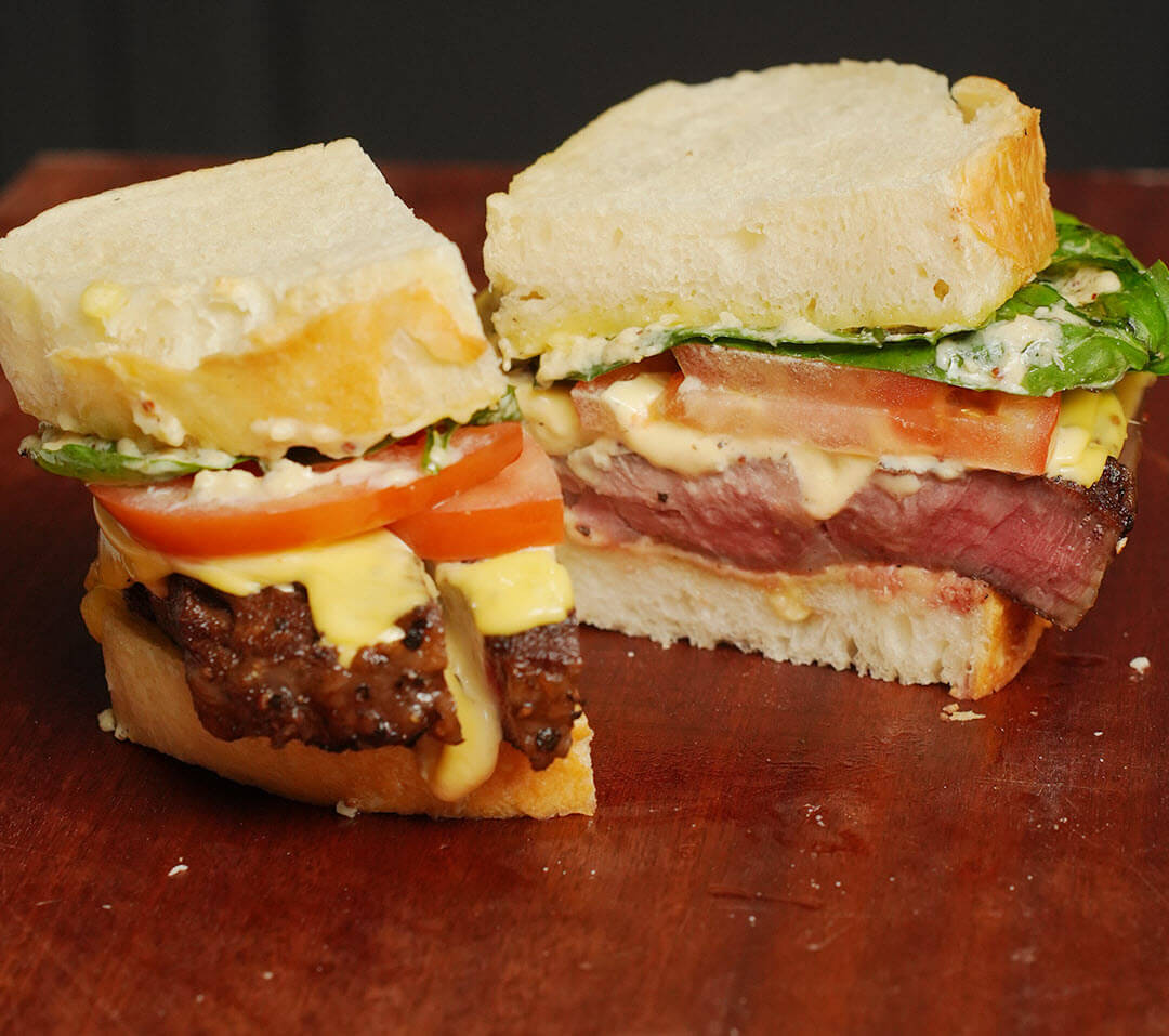 Creamy Ribeye Steak Sandwich
