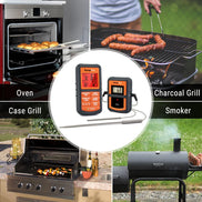 TempPro TempSync CORE TP08S Wireless Meat Thermometer — Dual Probe, Transmitter & Receiver (No App Needed)