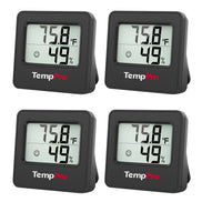 Termohigrómetros/termómetros digitales de interior TempPro TP157 (paquete de 4)