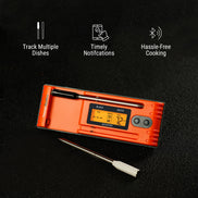 Thermomètre à viande sans fil TempPro Twin TempSpike TP962 + Thermomètre à lecture instantanée TP620 — Ensemble économique