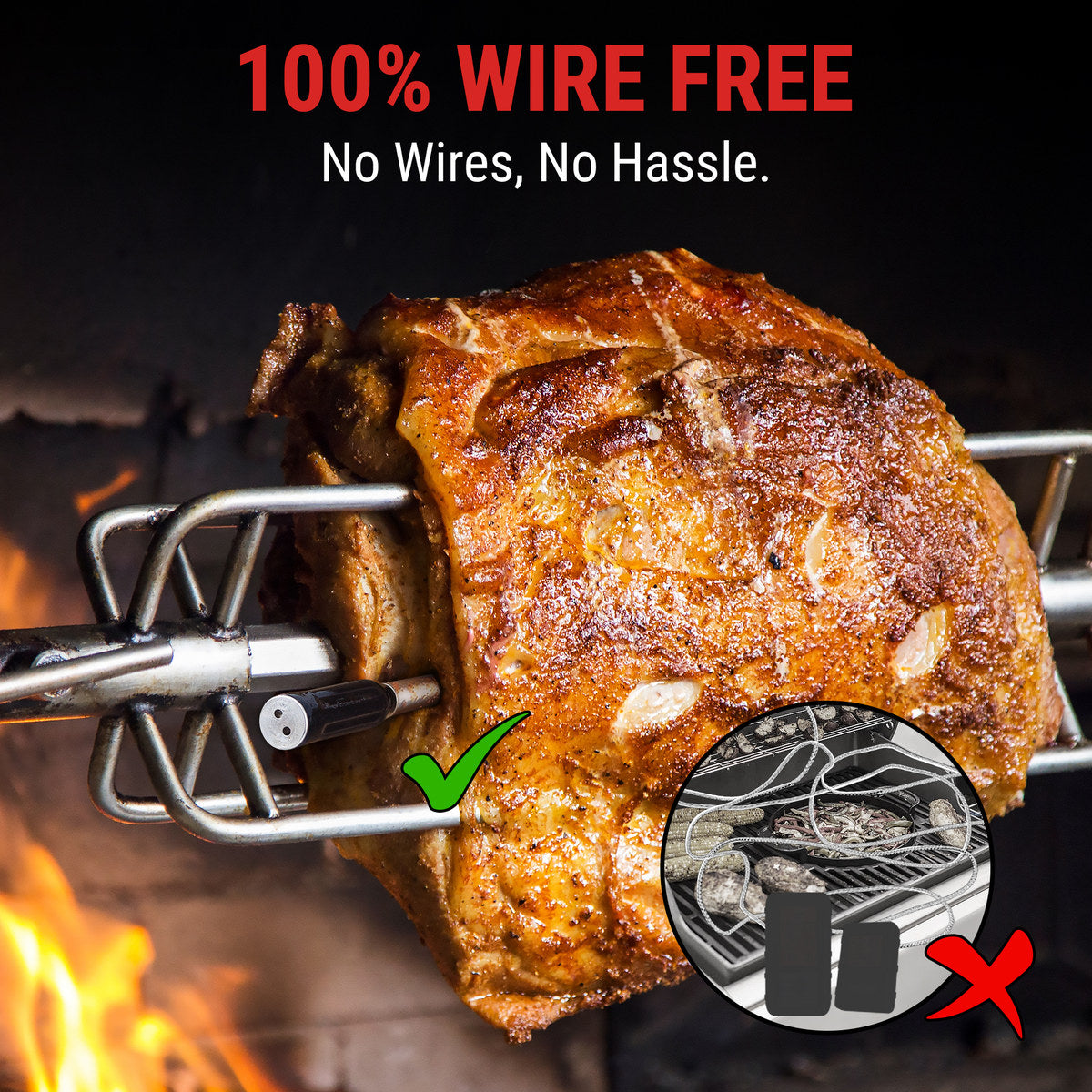 100 percent wire free