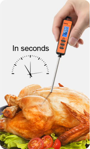 TempPro TP30 Infrared Thermometer Gun & TempPro TP01S Digital Instant-Read Meat Thermometer