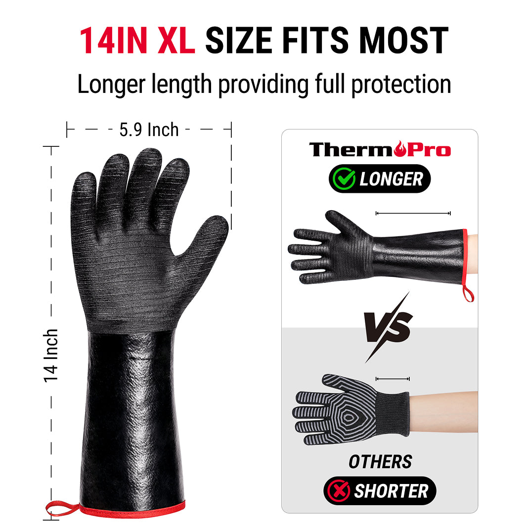 TP100 14" Waterproof Gloves with 932°F Heat Resistant
