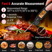 TempPro TP920 Thermomètre à viande Bluetooth + TP605 Thermomètre à lecture instantanée — Pack économique