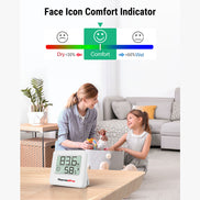 TempPro TP357 Lot de 2 thermomètres hygromètres Bluetooth d'intérieur