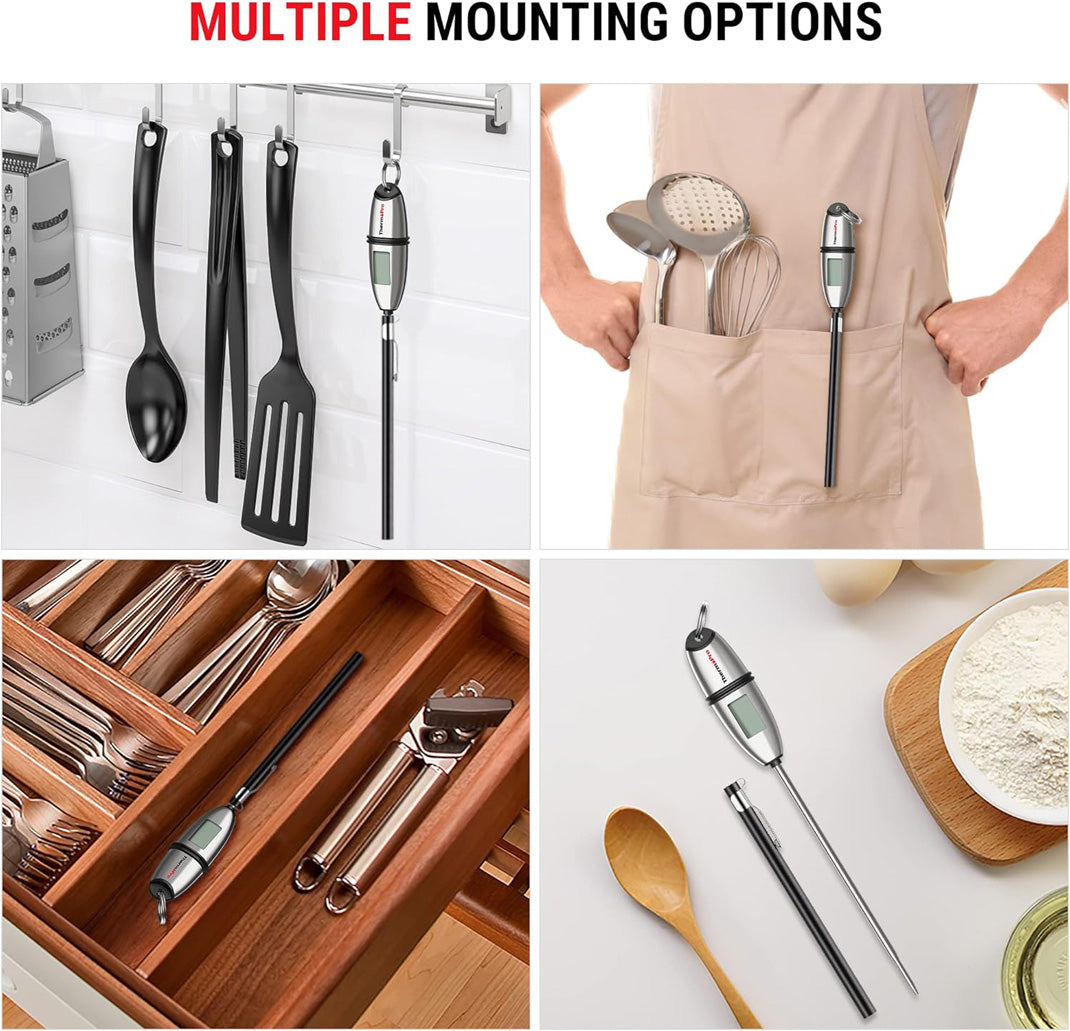 Thermomètres à viande à lecture instantanée TP02S, lot de 2