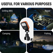 Luces para parrilla TempPro A100 — 10 LED de alta intensidad, manos libres