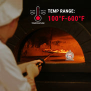 TempPro AOT200 Oven Thermometer — 100–600°F, Battery-Free, Anti-Rust Dial