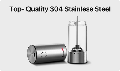 TempPro APG710 Electric Salt & Pepper Grinder Set — One-Handed, USB-C Rechargeable