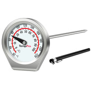 Thermomètre à viande TempPro APT418 à lecture instantanée — Cadran sans pile, sonde en acier inoxydable de 12,7 cm