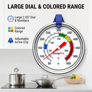 TempPro APT520C Candy Thermometer with 9 Inch Long Probe