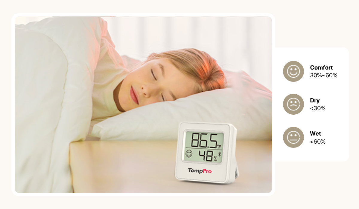 Higrómetro/termómetro Bluetooth para interiores ThermoPro TP357
