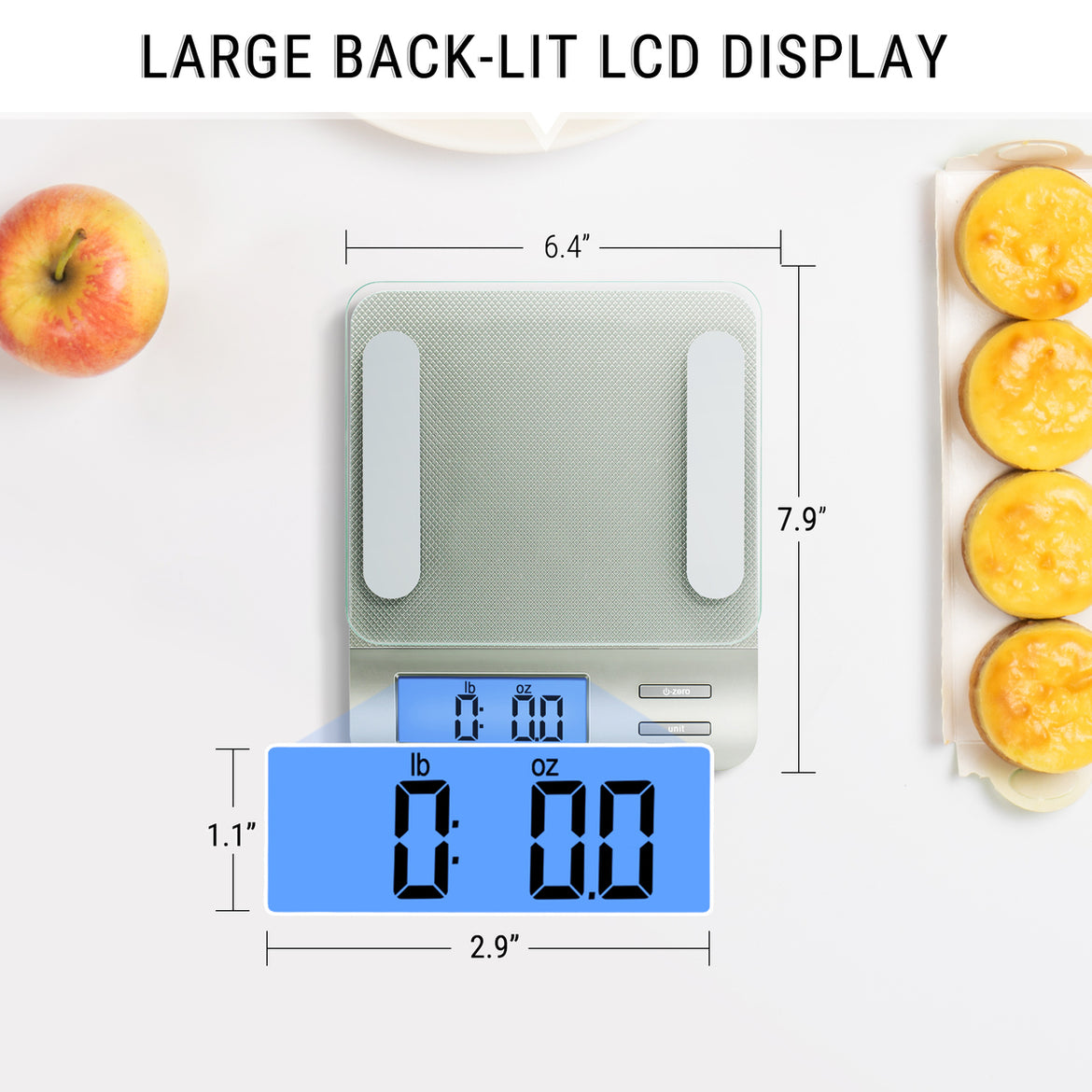 TempPro IC207  Digital Kitchen Multifunction Food Scale