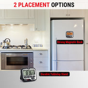 TempPro TM01 Digital Kitchen Timer — Long 99h Countdown, Clear LCD