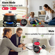 TempPro TM04 Digital Kitchen Timer — One-Touch Control, 3.1" LED