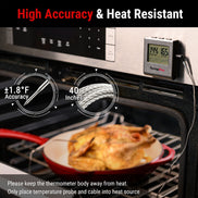 Thermomètre à viande TempPro TempTrack CORE TP16 – Compatible four et gril, alarme programmable