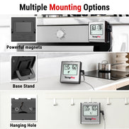 Thermomètre à viande TempPro TempTrack CORE TP16 – Compatible four et gril, alarme programmable