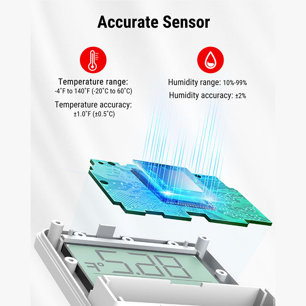 TempPro TP357 Indoor Bluetooth Hygrometer/Thermometer