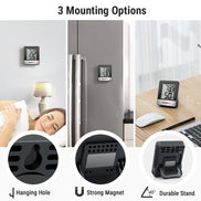 Thermomètre-hygromètre Bluetooth TempPro TP358 + mini-hygromètres TP49B (pack de 3) — Moniteur de température et d'humidité intérieure
