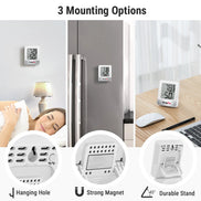 TP49W 2-Packs Digital Indoor HygrometerThermometer