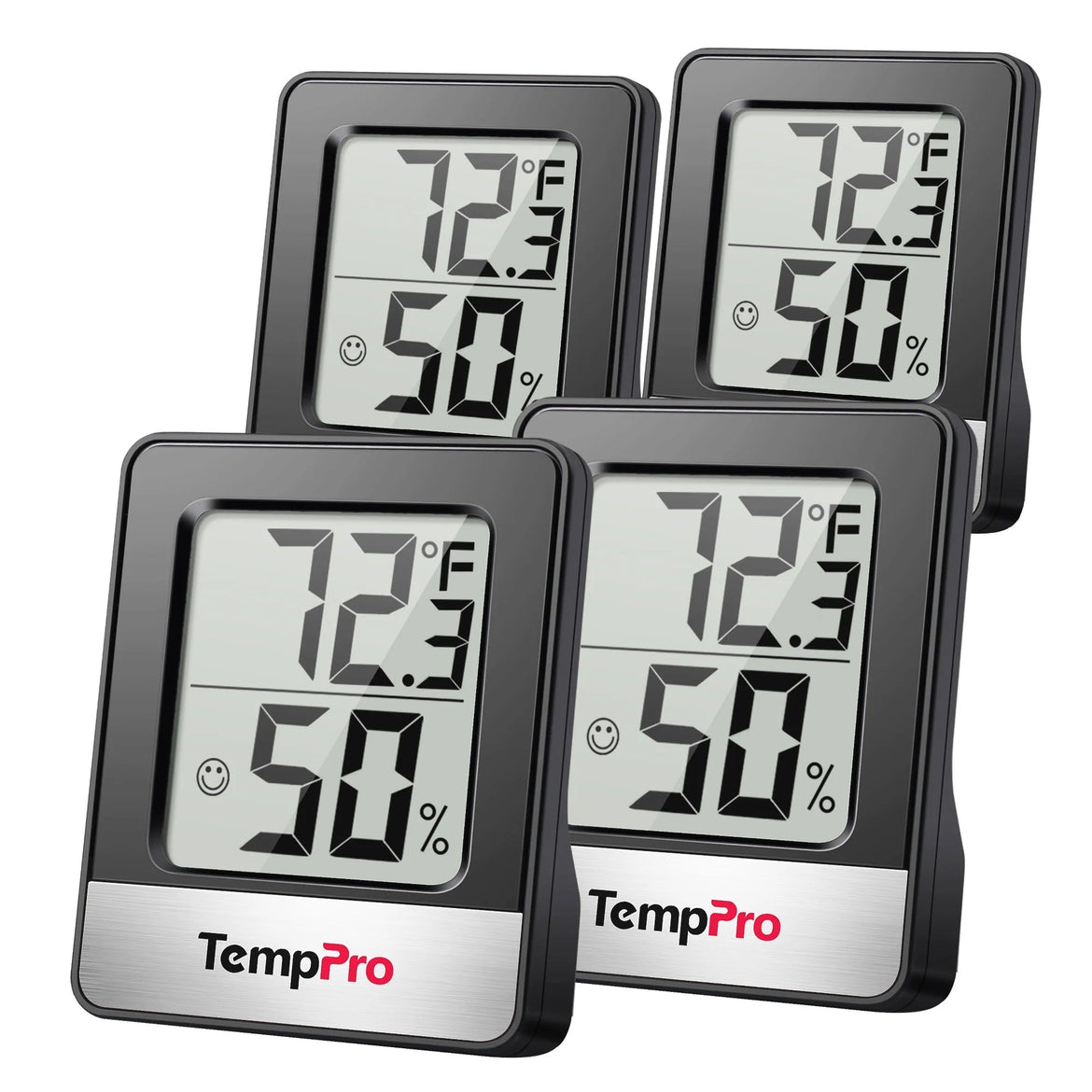 Hygromètre/thermomètre d'intérieur TP49B, lot de 3