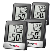 Hygromètre/thermomètre d'intérieur TP49B, lot de 3