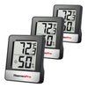 Hygromètre/thermomètre d'intérieur TP49B, lot de 3