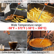 TempPro TempSwift CORE TP01A Instant-Read Meat Thermometer — 1-Second Read, 5.3" Long Probe