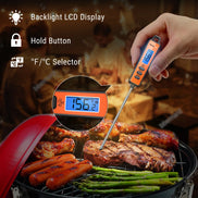 TempPro TempSwift CORE TP01A Instant-Read Meat Thermometer — 1-Second Read, 5.3" Long Probe