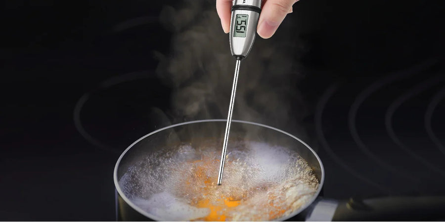 Termómetro de Carne de Lectura Instantánea TempPro TempSwift CORE TP02S — Lectura en 1 Segundo, Sonda Larga de 5.3"